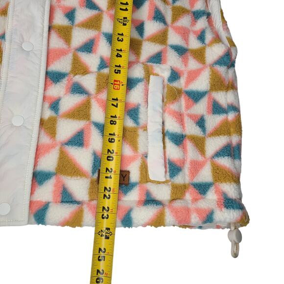 NWT Roxy Originals Women's Great Divide Print Vest Sweater XL - Picture 4 of 10